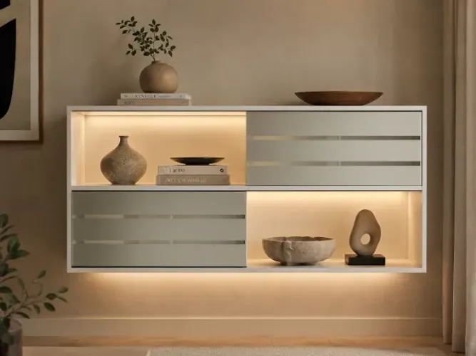 ARMÁRIO MDF COM LED