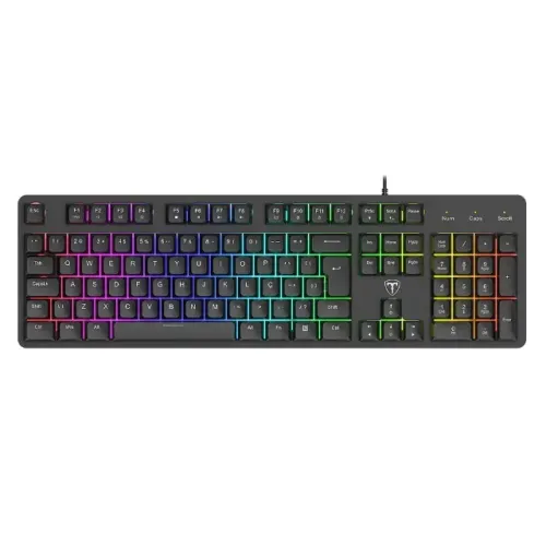 ENTREGA GRÁTIS - Teclado Gamer Echo RGB T-dagger - NOVO, LACRADO COM GARANTIA- LOJA FISICA