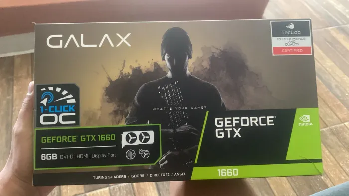 PLACA DE VÍDEO GALAX GTX GEFORCE 1660 ULTRA 6