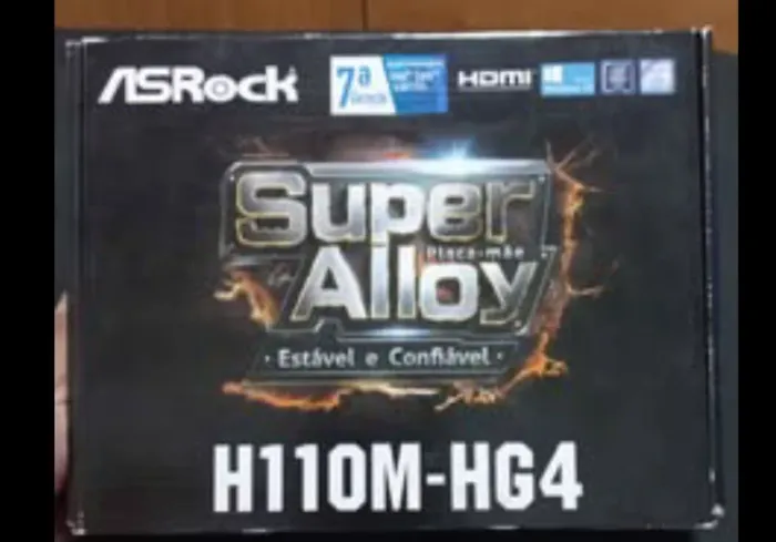 PLACA MÃE ASROCK H110M-HG4