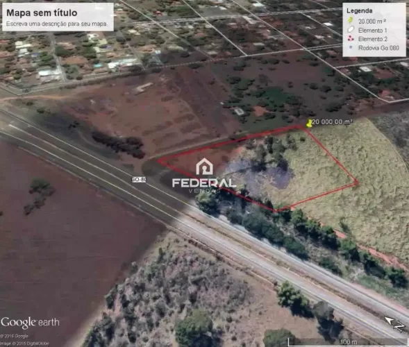 Terreno à venda, Rod. Go-080, ao lado do Condomínio Parque dos CIisnes, Goiânia, GO codigo