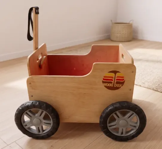 Carrinho de Madeira Woodbox Woodline - Ótimo Estado, até 30 kg