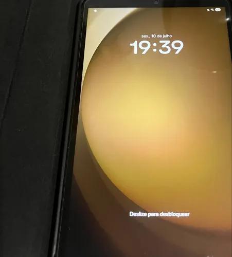 Tablet Samsung Tab A9 Wi-Fi 64GB Prata na caixa + capa giratória 