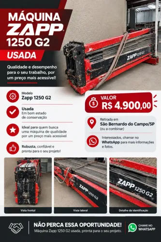 MÁQUINA ZAPP 1250 G2 - Cortadora de piso