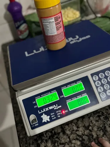 Balança Digital Eletrônica Comercial 40kg Precisão Mercado Azul Liggi 127/220v