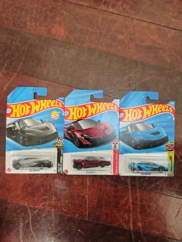 3 Hot Wheels Mclaren