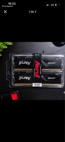 Memória ram Memória RAM Kingston Fury Beast 64GB(2x32GB)