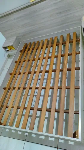 BASE CAMA CASAL EM MDF 