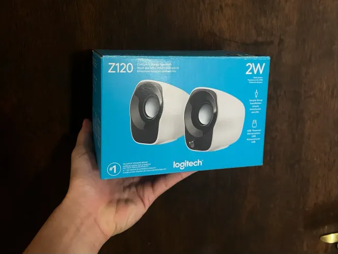 Caixinha de som para computador e notebook logitech z120