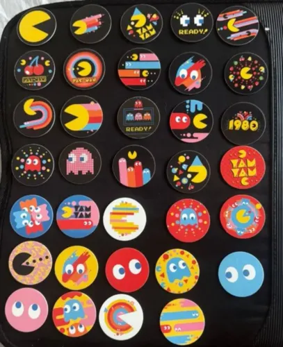 Tazos Pacman Lacrados Elma Chips (Unidade ) Chama Chat