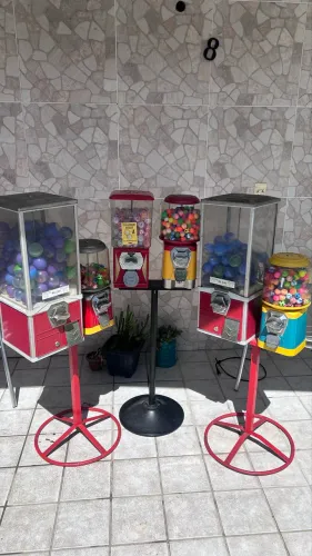 6 Máquinas de bolinhas