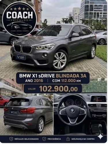 BMW X1 Sdrive 20I 2.0/2.0 TB Acti.flex Aut. 2016