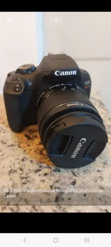Câmera fotográfica Canon T7+ com Lente 18-55mm e acessórios