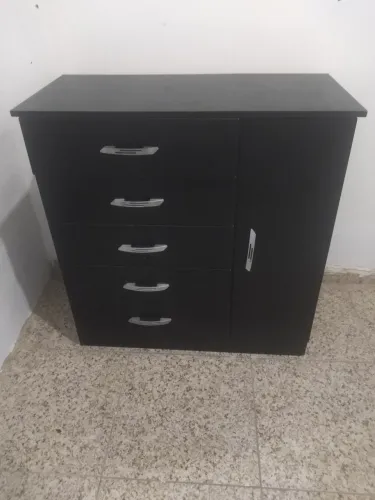 Cômoda sapateira MDF. Preta