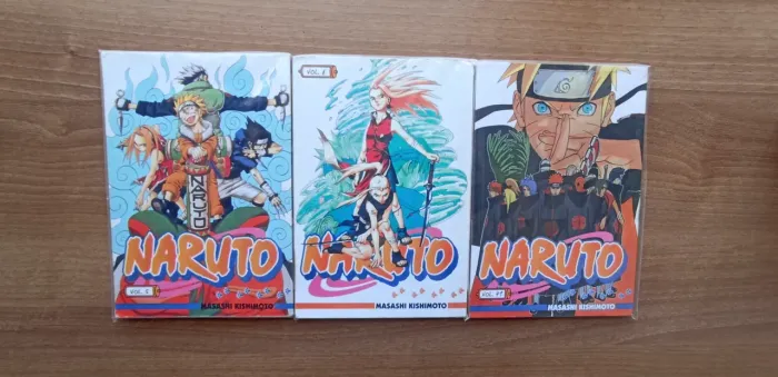 Naruto volume 5, 6 e 47