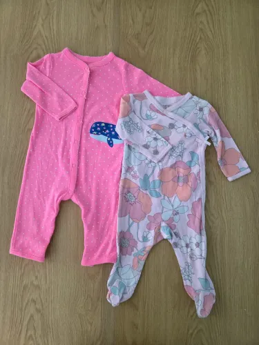 Kit Macacão Carters 6m - Menina
