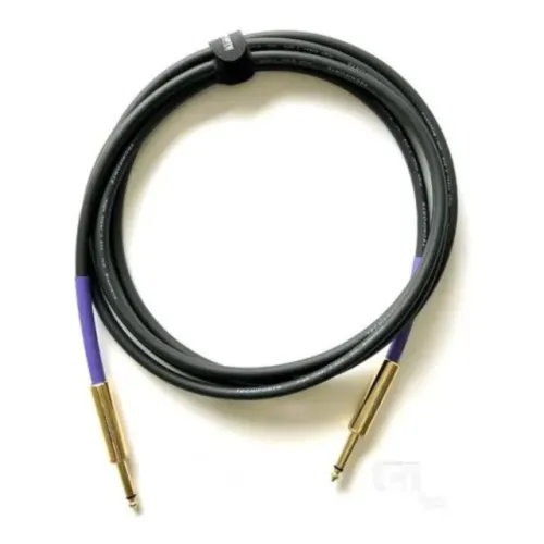 Cabo Tecniforte High Clear 4,58m Som Profissional Plug Reto Reto Banhado a Ouro 15ft Baixo