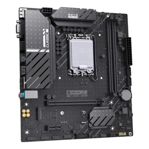 Placa mãe H610M Soyo Classic LGA 1700 (leia a descrição)
