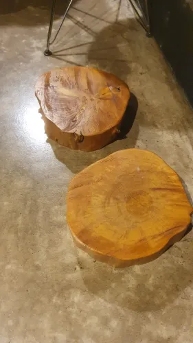 Bolacha sous plas suporte bandeja madeira n imbuia araucária