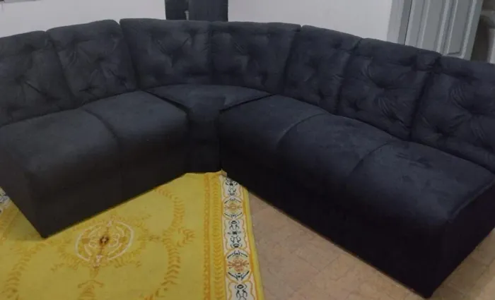 Sofas novos apenas $ 599, frete $ 99, sofá canto 6 lug, paga na entrega.