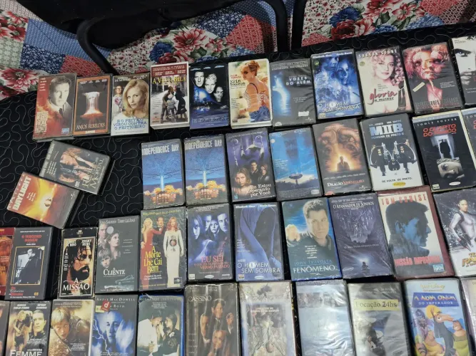 Lote 75 fitas VHS