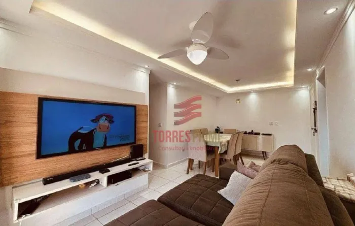 Apartamento com 2 dormitórios à venda, 58 m² por R$ 355.000,00 - Morro de Nova Cintra - Sa