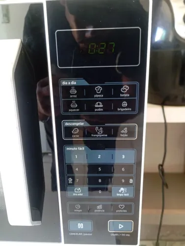 VENDO HOJE ? MICRO-ONDAS MIDEA 35L 220V | BONITO, GRANDE E COMPLETO