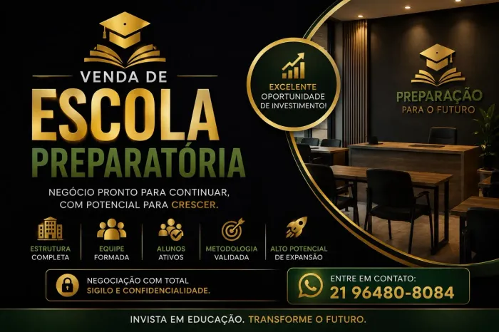 VENDA DE ESCOLA PREPARATÓRIA EM ARAPIRACA