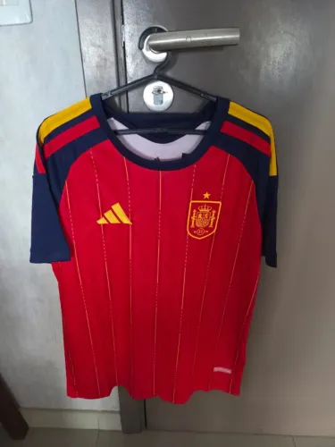 CAMISA DA ESPANHA 1.1 VERMELHA - COPA 2026 - Tamanho: GG