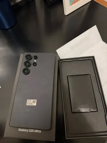 Samsung galaxy S25 ultra preto 512gb com nota fiscal 