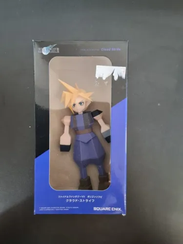Final Fantasy 7 Polygon Soft Vinyl Cloud Original Caixa sem Blister