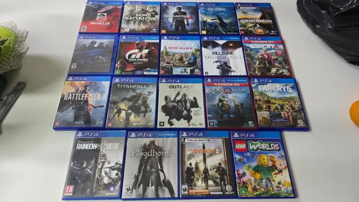 Lote jogos de ps4 original 19