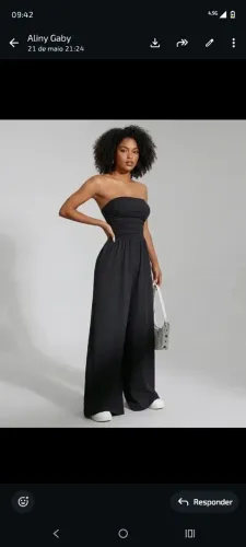 Macacão tomara que caia top da moda novo $70