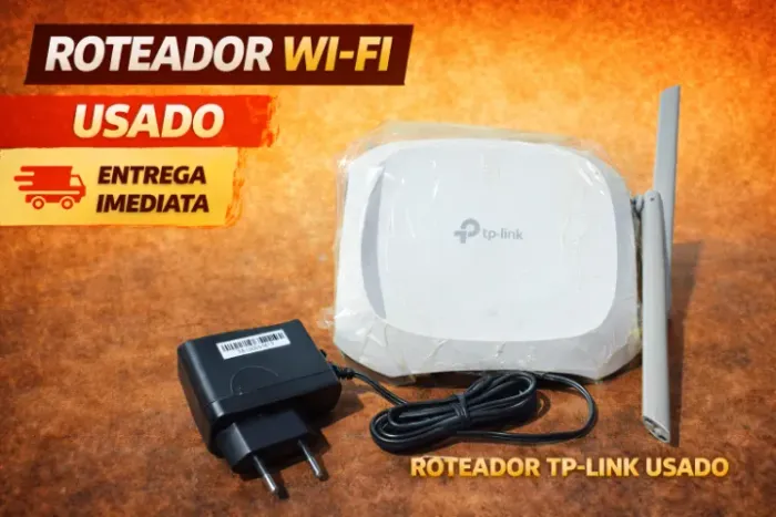 Roteador TP-Link com antena - Usado