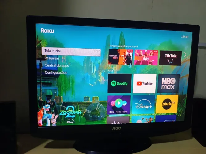 TV / Monitor AOC 22 polegadas funcionando perfeitamente