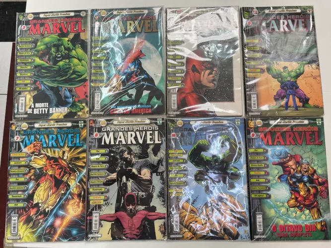 Lote HQs Grandes Heróis Marvel (Super-Heróis Premium - Ed. Abril)