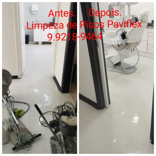 Limpeza de Paviflex e Vinílico 