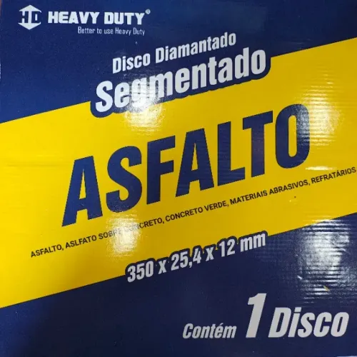 Disco diamantado segmentado asfalto 350x25.4x12mm