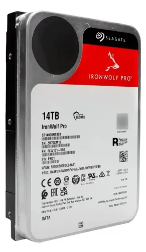 Disco rígido interno Seagate IronWolf Pro ST14000NT001 14TB