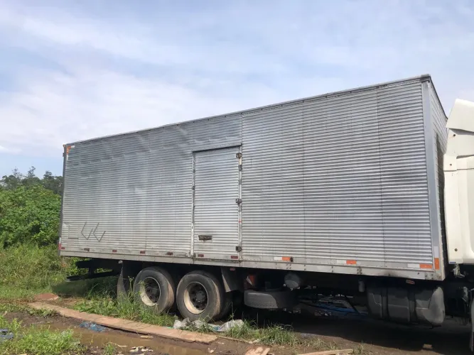 Baú de alumínio, 8,5 16 palets truck