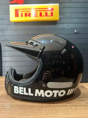 Capacete Bell Moto III, original, Cross retor.