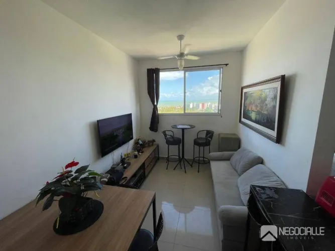 Apartamento com VISTA MAR, 2 dormitórios à venda, 66 m² por R$ 350.000 - Ponta de Campina