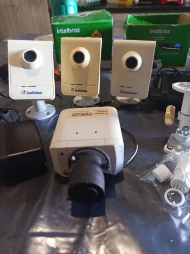 Camera de monitoramento Geovision lote com 4 câmeras
