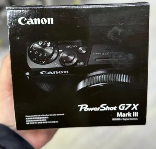 Câmera Cânon G7X Mark III Lacrada com Nota 