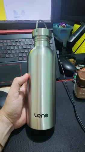 Garrafa Térmica Aço Inox Leno