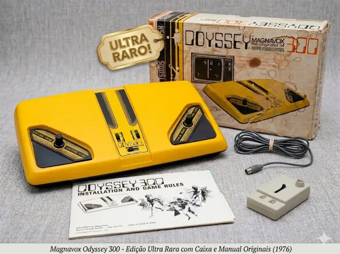 Magnavox Odyssey 300 (1976) - Raridade Absoluta na Caixa Original