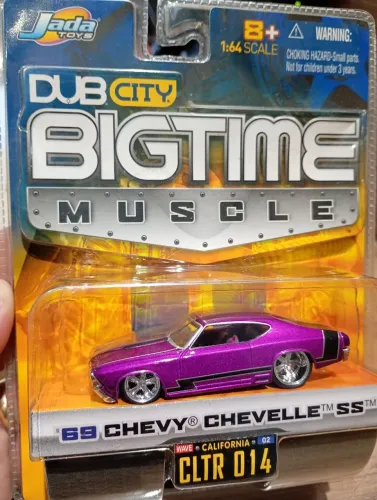 MINIATURA 1/64 CHEVELLE SS 69 JADA DUBCITY BIGTIME