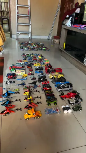 Coleção inteira de carrinhos da hotwheels