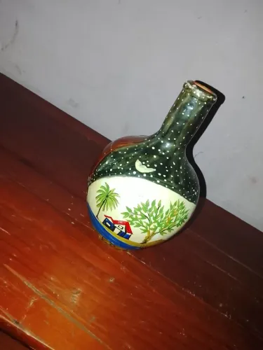 Jarra decorativa pintada