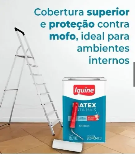 TINTA ANTIMOFO IQUINE DIATEX BRANCA PROMOÇÃO $199.00 CIDADE NOVA BH PRODUTO NOVO 